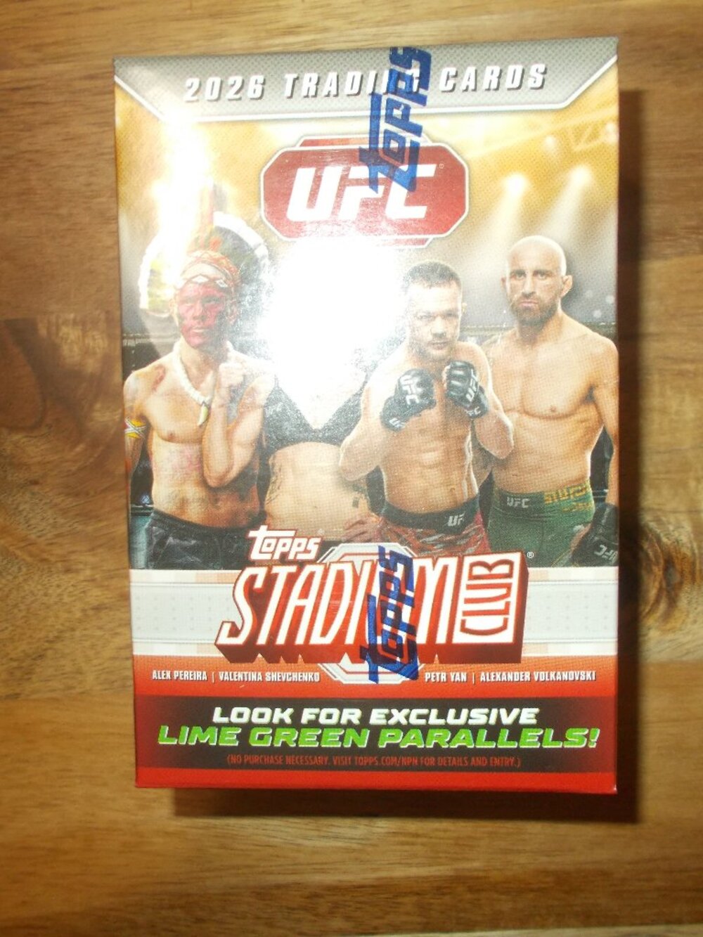2026 Topps UFC Stadium Club Blaster Box NEW SEALED 30 Cards